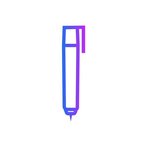 Pen Sign Icon Pencil Icon Vector — Stock Vector