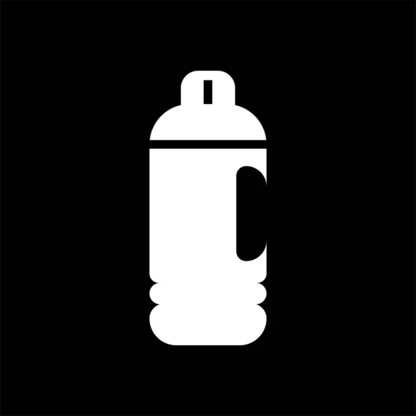 瓶子标志图标-塑料瓶图标插图 — 图库矢量图片
