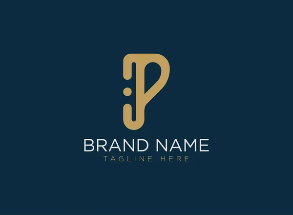 Luxury Letter Logo Elegant Identity Design — Stock Vector