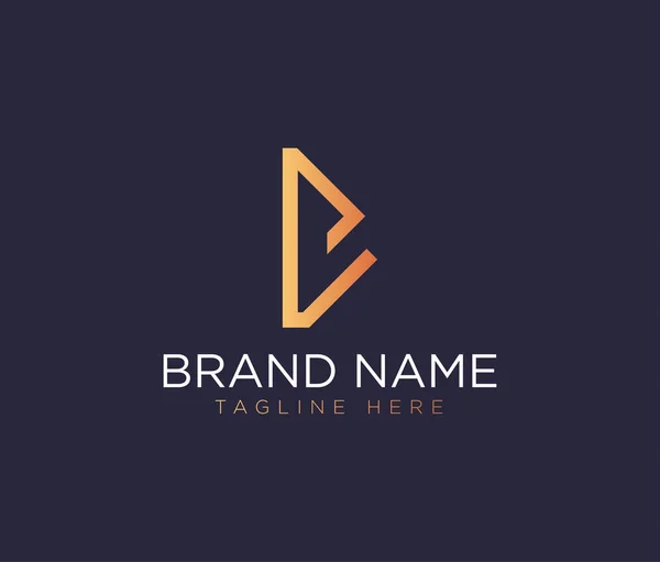 Premium Γράμμα Λογότυπο Για Την Επωνυμία Της Εταιρείας Πολυτέλειας — Διανυσματικό Αρχείο