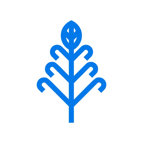 Εικονίδιο Δέντρου Διάνυσμα Φυτά Πινακίδα — Διανυσματικό Αρχείο