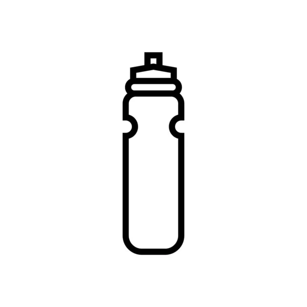 Icono de signo de botella - Ilustración de icono de botella de plástico — Vector de stock