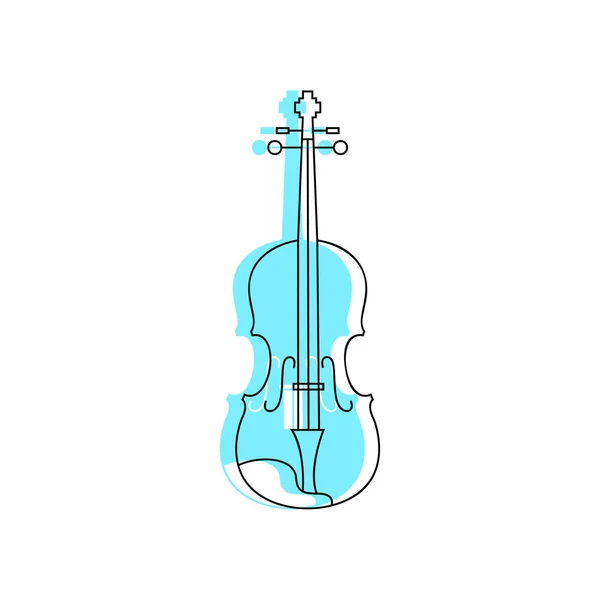 Instrumentos Musicales Icono Vector — Vector de stock