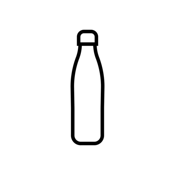 Ícone de sinal de garrafa - Ilustração de ícone de garrafa de plástico — Vetor de Stock