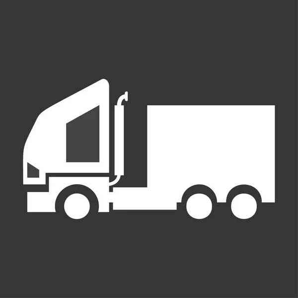 Lkw Ikone Vektor Illustration — Stockvektor