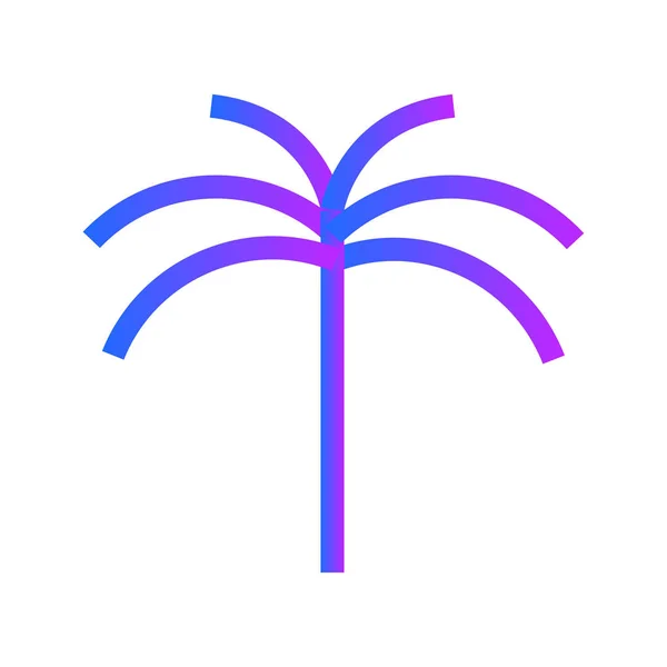 Baum-Symbol-Vektor - Pflanzen-Zeichen — Stockvektor