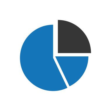 Diyagram simgesi vektör illüstrasyonu 