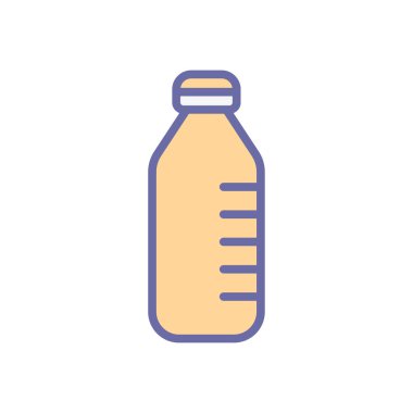 Şişe işareti simgesi-plastik şişe simgesi illüstrasyon