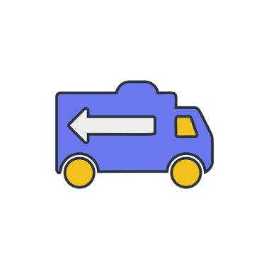 Ok simgesi vektör ile Van