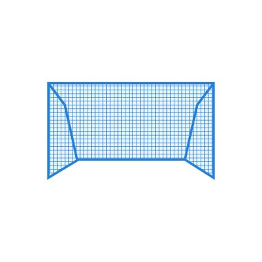 Goal Post simgesi-Web için hedef sonrası vektör simgesinin basit bir çizgi sanatı