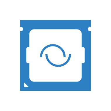 Bilgisayar-CPU-parça-işlemci simgesi