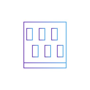 Ana sayfa simgesi-ev işareti vektör-anahat