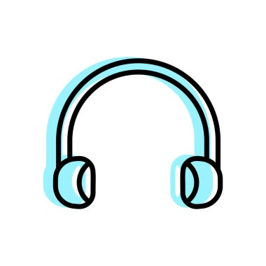 Kulaklık simgesi-kulaklık Gadget işareti vektör