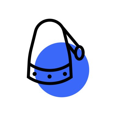 Noel Baba şapka simgesi-Christmas işareti vektör