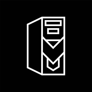 Masaüstü bilgisayar işareti-masaüstü servis talebi