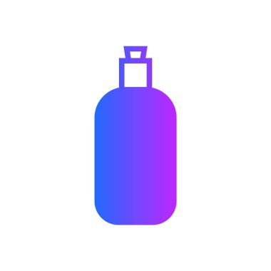 Şişe işareti simgesi-plastik şişe simgesi illüstrasyon