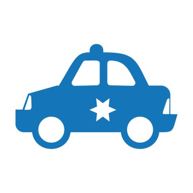 Beyaz araç simgesi vektör 