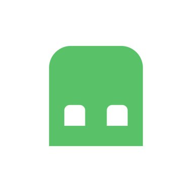 Ana sayfa simgesi-ev işareti vektörü-Flat