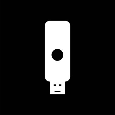 Pendrive simgesi-depolama işareti vektörü
