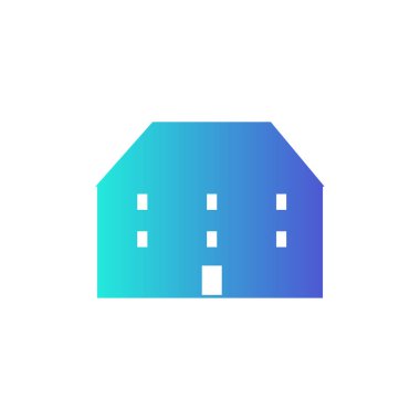 Ana sayfa simgesi-ev işareti vektör-degrade