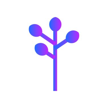 Ağaç simgesi vector-bitkiler işareti