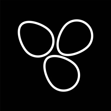 Ağaç çekirdeği vektör simgesi