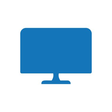 Beyaz bilgisayar Icon vector