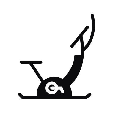 Beyaz spor ekipmanları simgesi