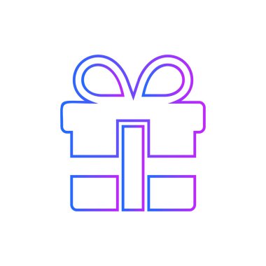 Hediye kutusu simge vektör-hediye kutusu işareti