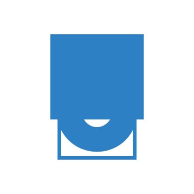 Bilgisayar CD ROM simgesi-DVD sürücü işareti