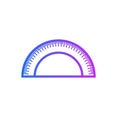 Protractor Icon vector-düz