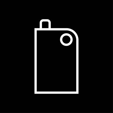 Şişe işareti simgesi-plastik şişe simgesi illüstrasyon