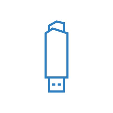 Pendrive simgesi-depolama işareti vektörü