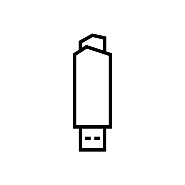 Pendrive Icon Speicherzeichenvektor — Stockvektor