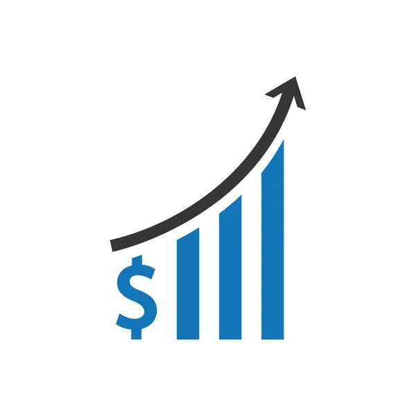 Icône Financière Illustration Vectorielle — Image vectorielle