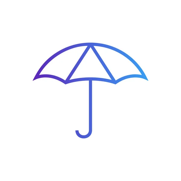 Umbrella Icon Protection Sign Icon — Stock Vector