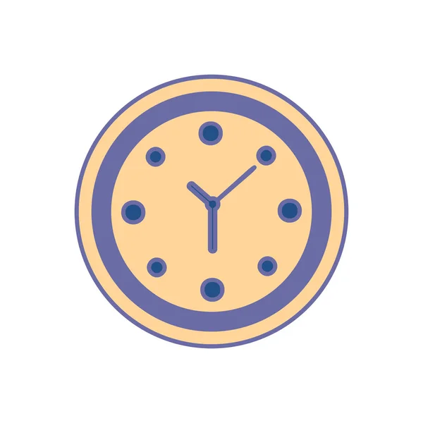 Icono Vector Reloj Oficina Reloj Signo — Archivo Imágenes Vectoriales