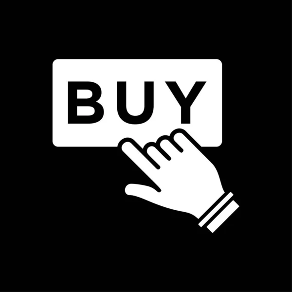 指記号アイコン 白ショッピングの符号ベクトルを購入するポイント — ストックベクタ