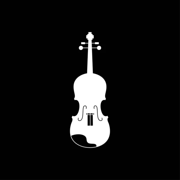 Instrumentos Musicales Icono Vector — Vector de stock