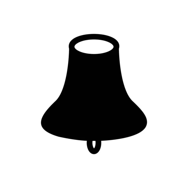 Vecteur d'icône de cloche d'école - Signe de cloche — Image vectorielle