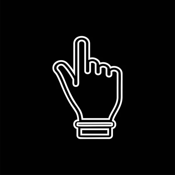 Hand Vector Icon Vector — Stockvector