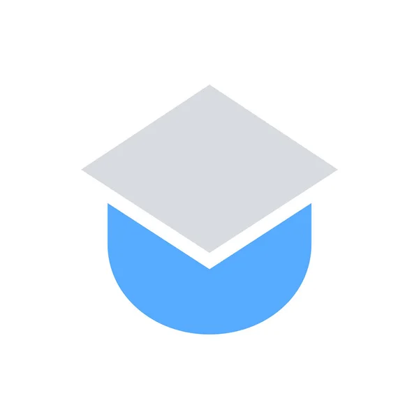Graduation Hat Cap Icon Vector — Stock Vector