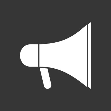 Beyaz reklam simge vektör