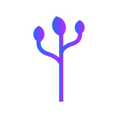 Ağaç simgesi vector-bitkiler işareti