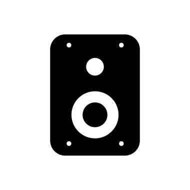 Hoparlör simgesi vektörü-bilgisayar hoparlör işareti