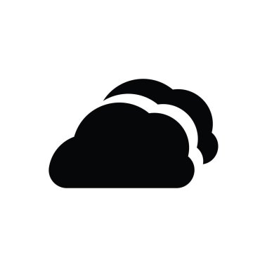 Bulut simgesi vektör illüstrasyonu