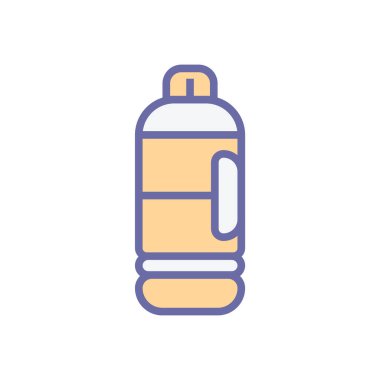 Şişe işareti simgesi-plastik şişe simgesi illüstrasyon