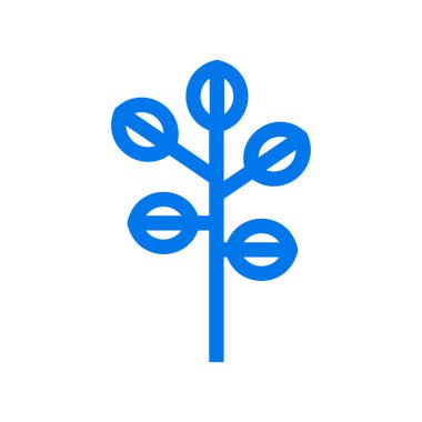 Ağaç simgesi vector-bitkiler işareti