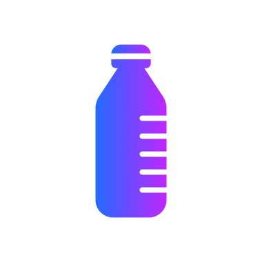 Şişe işareti simgesi-plastik şişe simgesi illüstrasyon