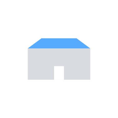 Ana sayfa simgesi-ev işareti vektörü-Flat